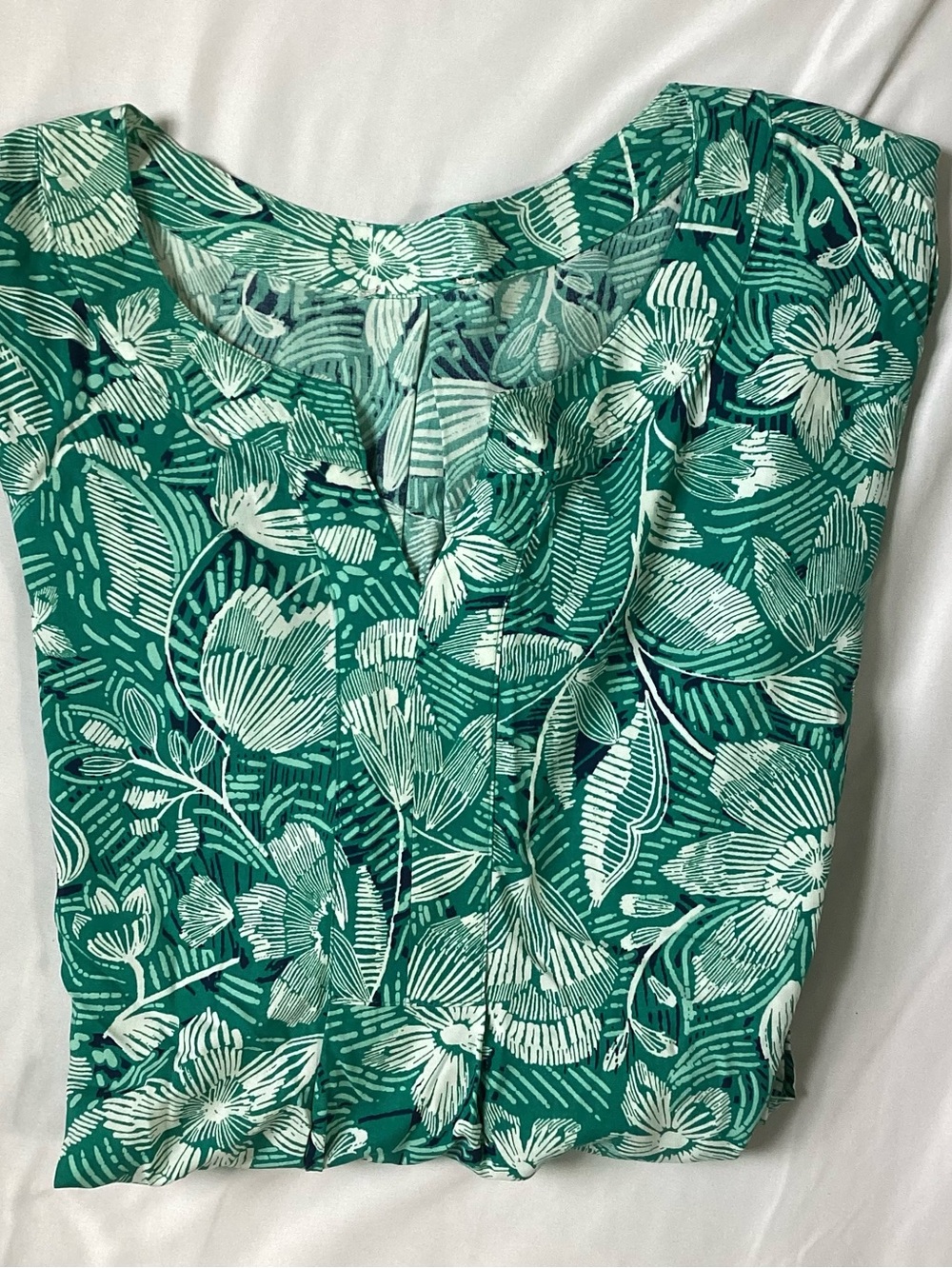 Kohl’s Ladies Multi-print Short Sleeve Top Size 2X